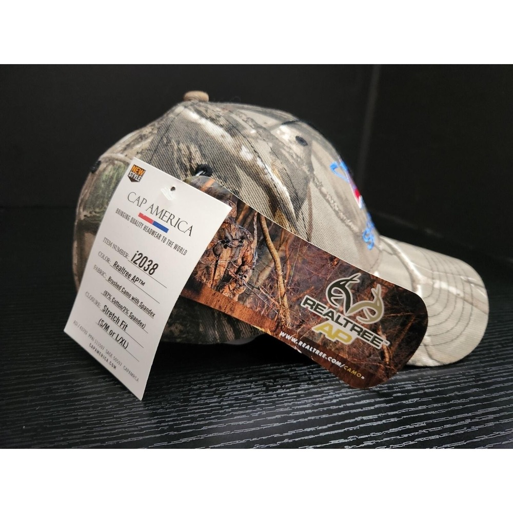 NWT New with Tags Realtree 4 Seasons Camo Hat Cap size S/M small medium - Picture 2 of 7